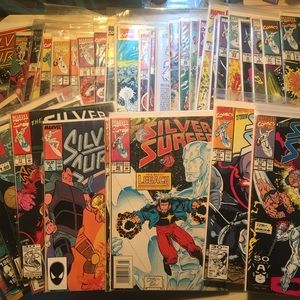 Vintage silver surfer comic (40 lots)